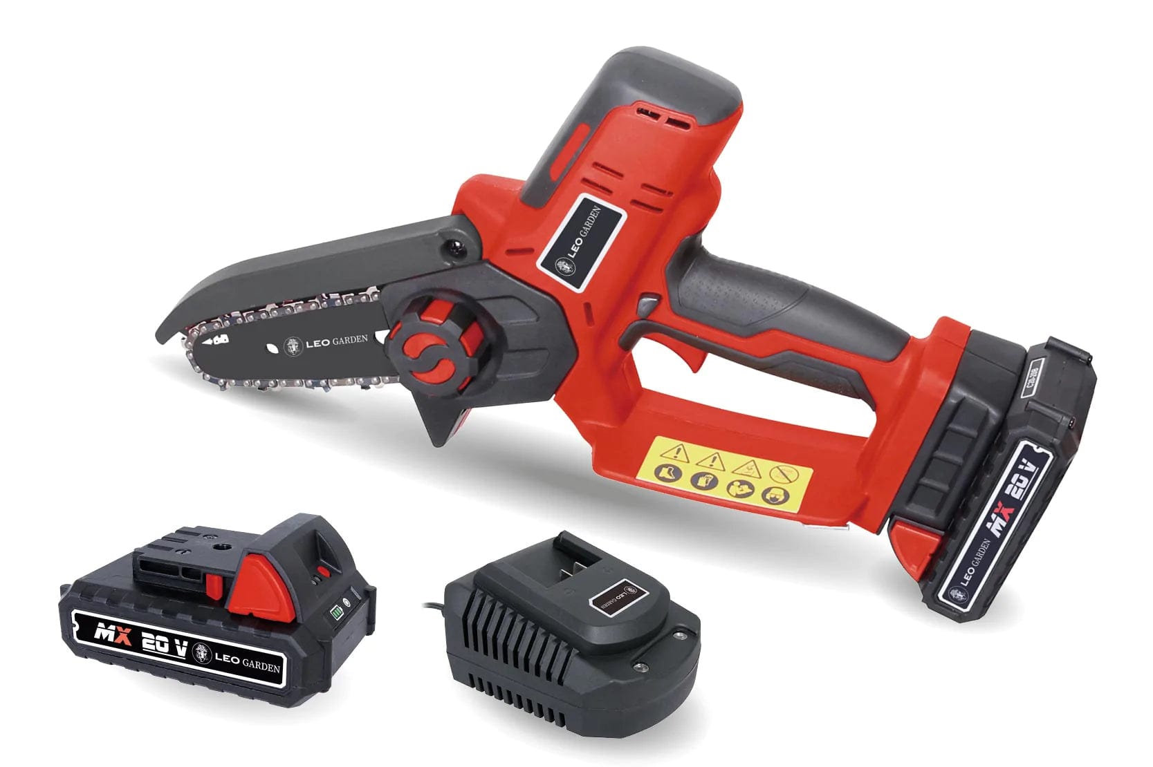 Set: Akku-Astsäge, 20V inklusive Akku und Ladegerät